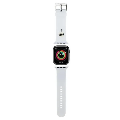 Karl Lagerfeld 3D Rubber Karl Head szíj Apple Watch 38/40/41mm - fehér - 1