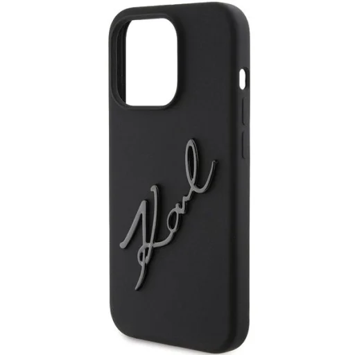  iPhone 15 Pro fekete Karl Lagerfeld Silicone Karl Script tok - 6