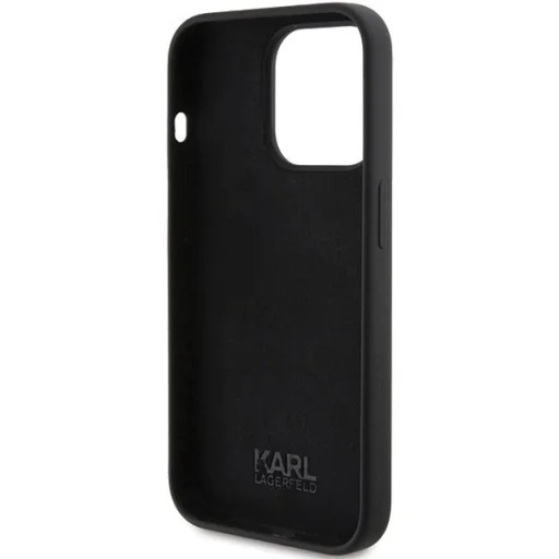  iPhone 15 Pro fekete Karl Lagerfeld Silicone Karl Script tok - 7