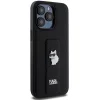 Karl Lagerfeld Gripstand Saffiano Choupette Pins tok iPhone 13 Pro - Fekete thumbnail