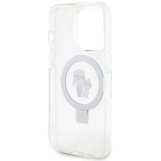 Karl Lagerfeld Ring Stand Karl&Choupette MagSafe tok iPhone 13 Pro Max - fehér - 7