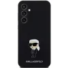 Karl Lagerfeld Silicone Ikonik Metal Pin tok Samsung Galaxy S23 FE - fekete thumbnail