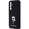 Karl Lagerfeld Silicone Ikonik Metal Pin tok Samsung Galaxy S23 FE - fekete thumbnail