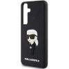 Karl Lagerfeld 3D Rubber Ikonik tok Samsung Galaxy S24+ - fekete thumbnail