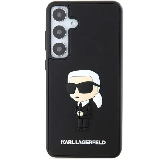 Karl Lagerfeld 3D Rubber Ikonik tok Samsung Galaxy S24+ - fekete - 3