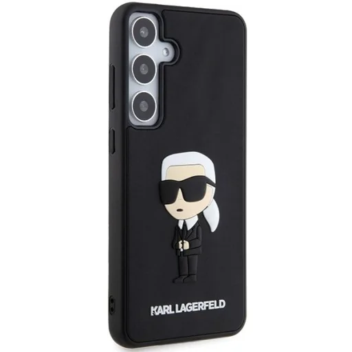 Karl Lagerfeld 3D Rubber Ikonik tok Samsung Galaxy S24+ - fekete - 4