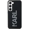 Karl Lagerfeld 3D Rubber Glitter Logo tok Samsung Galaxy S23 - fekete - 3