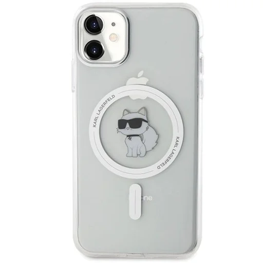 Karl Lagerfeld IML Choupette MagSafe tok iPhone 11 - átlátszó - 3