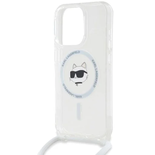 Karl Lagerfeld IML Choupette Head & Cord MagSafe tok iPhone 14 Pro Max - átlátszó - 5