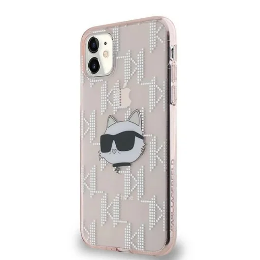 Karl Lagerfeld IML Choupette Head & Monogram tok iPhone 11 - rózsaszín - 2