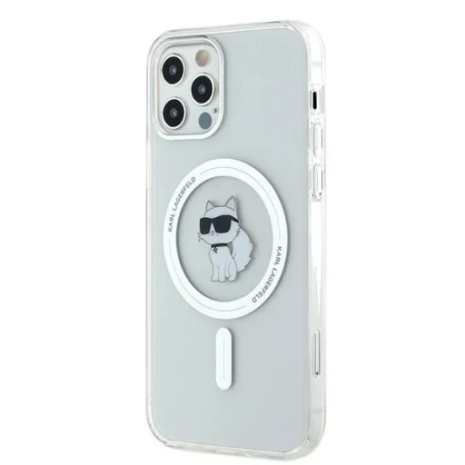 Karl Lagerfeld IML Choupette MagSafe tok iPhone 12 / 12 Pro - átlátszó - 2
