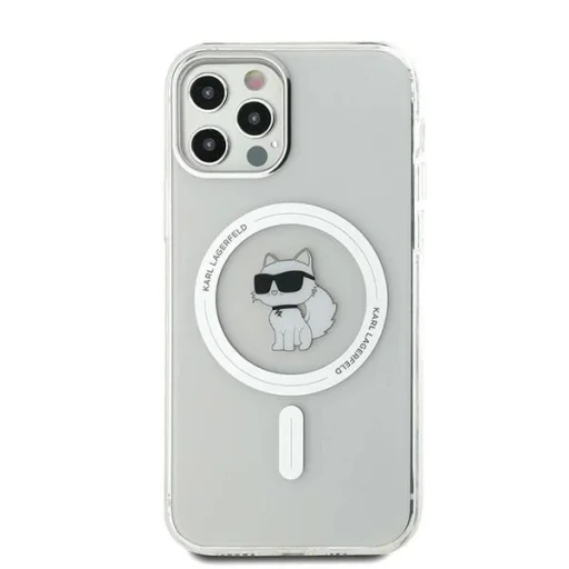 Karl Lagerfeld IML Choupette MagSafe tok iPhone 12 / 12 Pro - átlátszó - 3