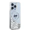 Karl Lagerfeld Liquid Glitter Choupette Head MagSafe tok iPhone 14 Pro-hoz - átlátszó - 4