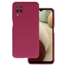 Silicone Lite tok Samsung Galaxy A12/M12 burgundy