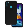 Samsung Galaxy M11 Silicone Lite tok fekete thumbnail
