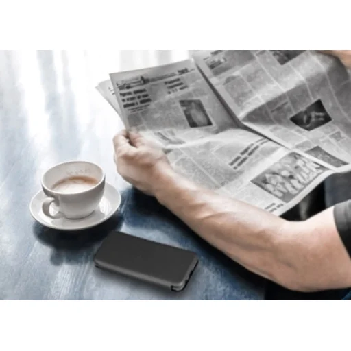 Vennus Soft fliptok iPhone X/XS fekete - 6