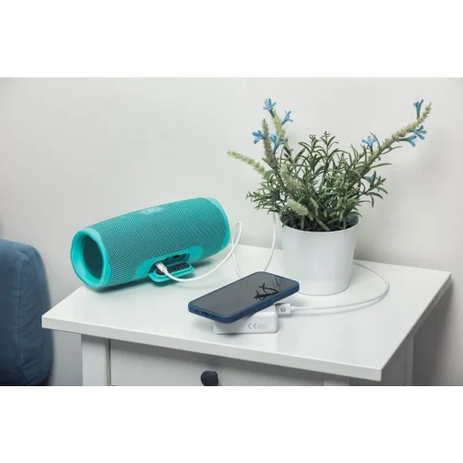 FORCELL F-ENERGY multifunkciós töltő 15W 4in1 USB/USB-C csatlakozóval, 8000mAh power bankkal és vezeték nélküli töltéssel - 30