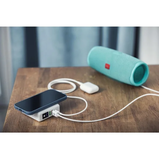 FORCELL F-ENERGY multifunkciós töltő 15W 4in1 USB/USB-C csatlakozóval, 8000mAh power bankkal és vezeték nélküli töltéssel - 28