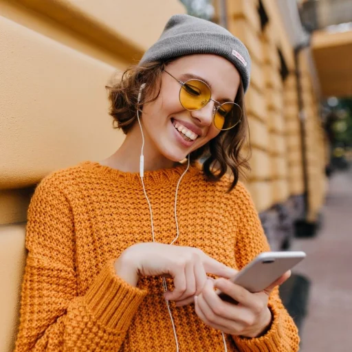 Forcell sztereó fülhallgató Apple iPhone Lightning 8-pin ÚJ DOBOZ fehér - 3