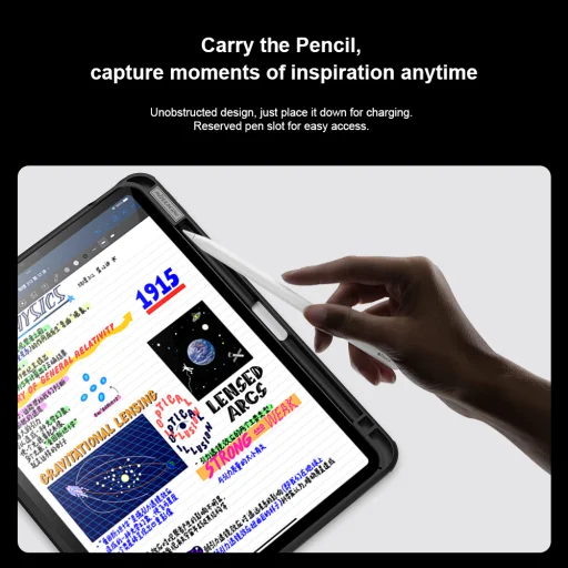 Nillkin CamShield fliptok iPad Pro 11 2020/2021/2022 Fekete - 10