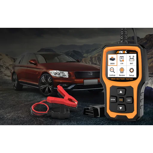 2 az 1-ben Diagnosztikai szkenner OBD2 és akkumulátor-tesztelő Ancel AD410 PRO - 4