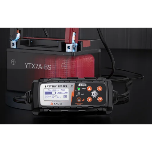 2 az 1-ben Akkumulátor Teszter és Töltő Ancel BT521 - 4