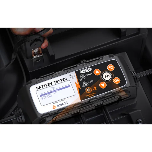 2 az 1-ben Akkumulátor Teszter és Töltő Ancel BT521 - 5