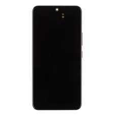 LCD kijelző + Érintőegység + Előlap Samsung S901B Galaxy S22 Phantom Fekete (Szervizcsomag)