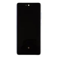 LCD kijelző + Érintőegység Samsung A526/A525 Galaxy A52 Kék (Service Pack)