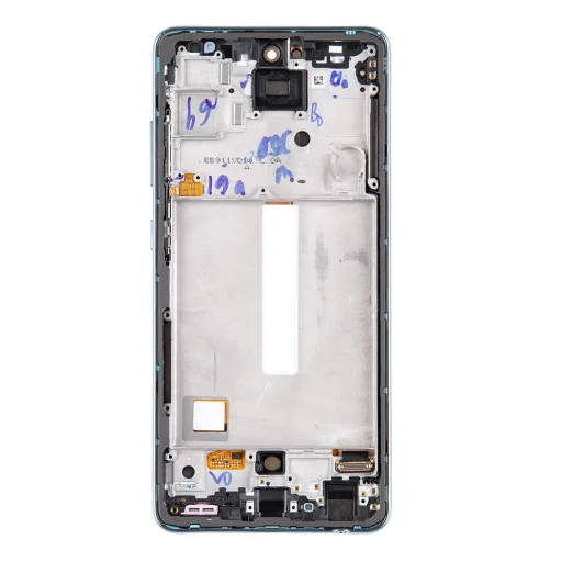 LCD kijelző + Érintőegység Samsung A526/A525 Galaxy A52 Kék (Service Pack) - 2
