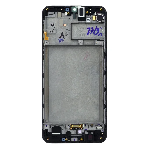 LCD kijelző + Érintőegység Samsung M307F Galaxy M30s Fekete (Szervíz csomag) - 2