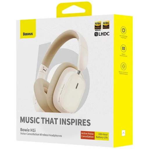 Baseus Bowie H1i Vezeték nélküli Fejhallgató Csillagfehér - 6