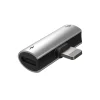 BASEUS adapter 2in1 Lightning to 2 x Lightning CAL46-S1 ezüst fekete, adapter thumbnail