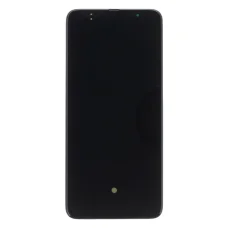 LCD kijelző + Érintő Egység Samsung A705 Galaxy A70 Fekete (Szerviz csomag)