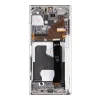 LCD kijelző + Érintőpanel Samsung N985/N986 Galaxy Note 20 Ultra 4G/5G Mystic White Kamera nélkül (Szervíz csomag) thumbnail