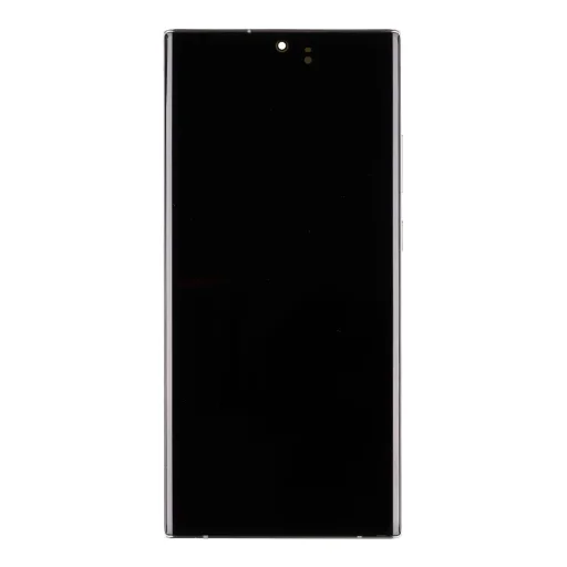 LCD kijelző + Érintőpanel Samsung N985/N986 Galaxy Note 20 Ultra 4G/5G Mystic White Kamera nélkül (Szervíz csomag) - 1