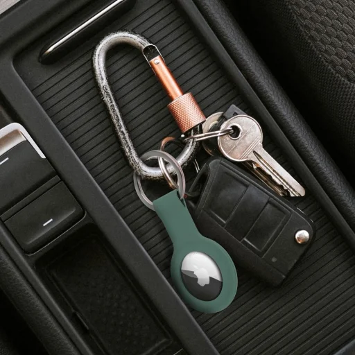 SILICONE tartó AIRTAG / FORCELL F-TAG zöld - 3