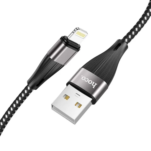 HOCO kábel USB A-ról Lightning-re 2,4A X57 1 m fekete - 2