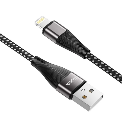 HOCO kábel USB A-ról Lightning-re 2,4A X57 1 m fekete - 3