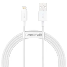BASEUS USB A - Lightning 2,4A Superior CALYS-B02 1,5 m fehér
