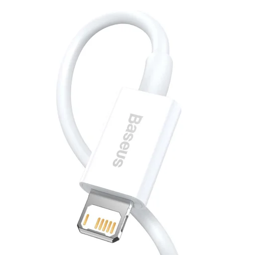 BASEUS USB A - Lightning 2,4A Superior CALYS-B02 1,5 m fehér - 3
