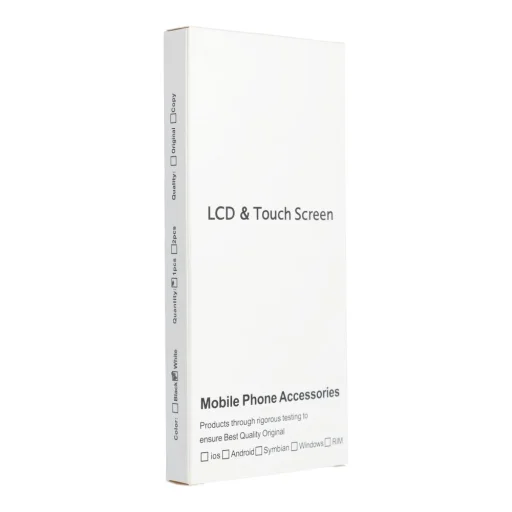 LCD kijelző iPhone 4S-hez digitizerrel fehér HQ - 3