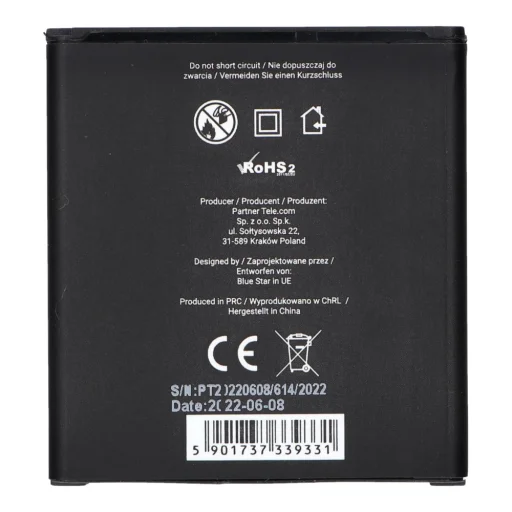 BLUE STAR PREMIUM akkumulátor SAMSUNG Xcover 3 G388-hoz, 2500 mAh - 2