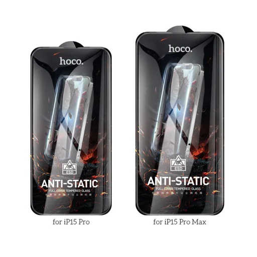 HOCO edzett üveg HD Antisztatikus (25db-os készlet) - MULTIPACK iPhone 15 Pro Max-hoz (G10) üvegfólia - 2