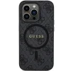 Original faceplate tok GUESS GUHMP15XG4GFRK iPhone 15 Pro Max-hoz (Kompatibilis Magsafe-fel / 4G Ring klasszikus logó / fekete) thumbnail