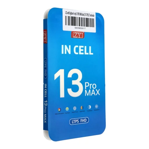 LCD kijelző iPhone 13 Pro Max digitizerrel fekete (ZY-LTPS) IC áthelyezhető - 1