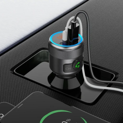 BLUE STAR transmitter FM QC3.0 PD 42W AutoHarmony C81 szürke - 8