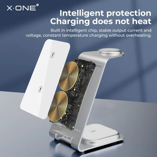 Vezeték nélküli töltőállvány X-ONE 3 az 1-ben 22W - 4
