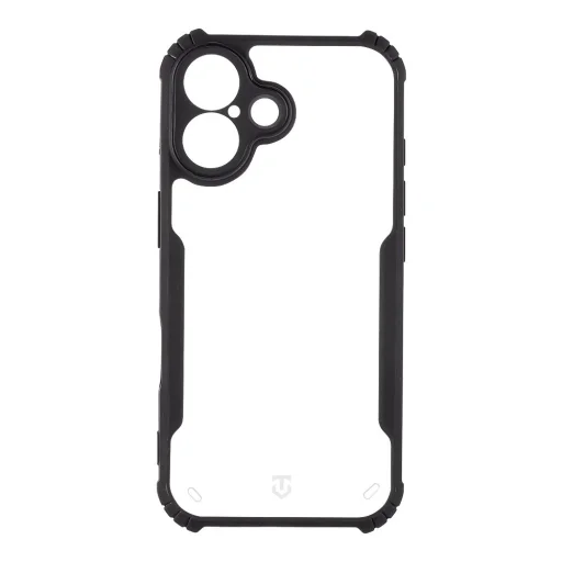 Tactical Quantum Stealth tok Apple iPhone 16 Clear/Black - 1