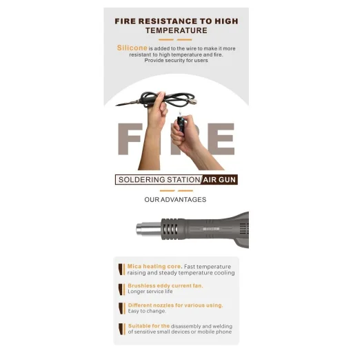 Rework Station, Forrasztóállomás Baku Ba-909d - 4